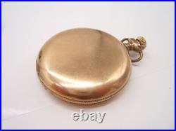 Waltham Hunter Case Pocket Watch Gold Filed 20 Year Case 15j Running