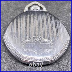 Waltham Manual Pocket Watch Star Watch Case Blue Hands Sub-Dial