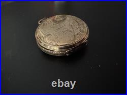 Waltham Model 1890 (94-96) Grade J Gold 10k CASE 6s 7j Keeps Time Sidewind