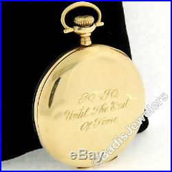 Waltham No. 625 17j Hand Wind Pocket Watch 14k Gold ROY Hunter Case 100% Working
