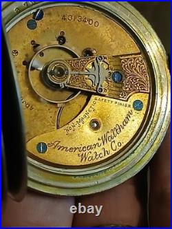 Waltham Non-Magnetic A. T. & Co Quality 18s 15J Pocket Watch-Runs 1889