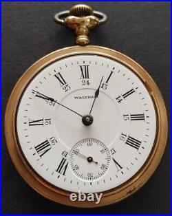 Waltham PS Bartlett 17 Jewel Pocket Watch Model 1883 Size 18s GF Case Working