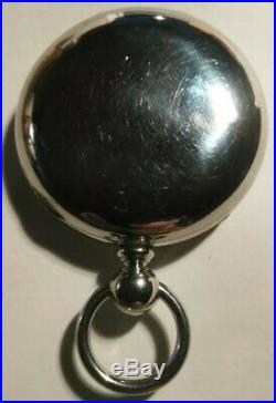 Waltham P. S. Bartlett 11 jewels key wind (1886) model 1877 silveroid case