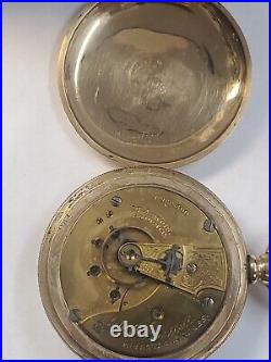 Waltham P. S. Bartlett 17 Jewel Pocket Watch 20 Year Case Running