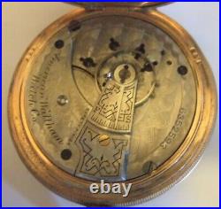 Waltham Pocket Watch Essex 14K Superior Case Gold Filled
