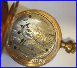 Waltham Pocket Watch Essex 14K Superior Case Gold Filled