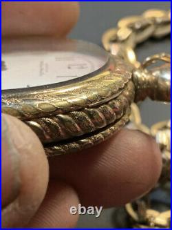 Waltham Pocket Watch Essex 14K Superior Case Please look at all photos