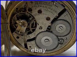 Waltham Pocket Watch Grade 620 16s 1908 15j The Winner 20 YR Gold Filled Case