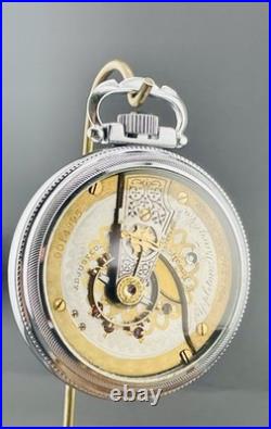 Waltham Pocket Watch Two Tone Appleton Tracey & Co. 18s 17j Display Back Case