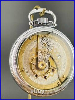 Waltham Pocket Watch Two Tone Appleton Tracey & Co. 18s 17j Display Back Case