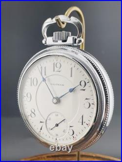 Waltham Pocket Watch Two Tone Appleton Tracey & Co. 18s 17j Display Back Case