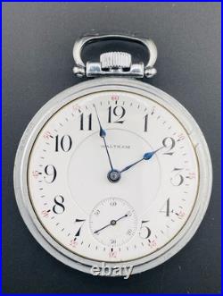 Waltham Pocket Watch Two Tone Appleton Tracey & Co. 18s 17j Display Back Case