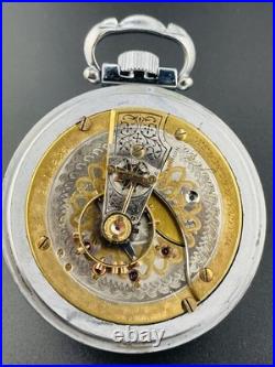 Waltham Pocket Watch Two Tone Appleton Tracey & Co. 18s 17j Display Back Case