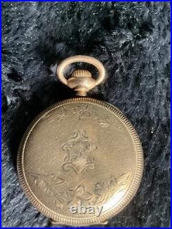 Waltham Pocket Watch c. 1870 Fahys Montauk Gold-Filled Hunter Case Not Workin