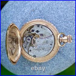 Waltham Pocket Watch c. 1870 Fahys Montauk Gold-Filled Hunter Case Not Workin