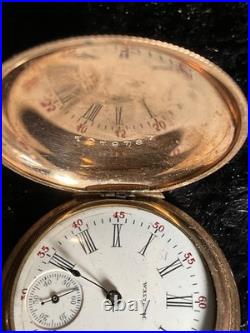 Waltham Pocket Watch c. 1870 Fahys Montauk Gold-Filled Hunter Case Not Workin
