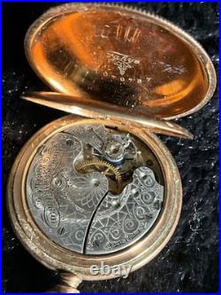 Waltham Pocket Watch c. 1870 Fahys Montauk Gold-Filled Hunter Case Not Workin