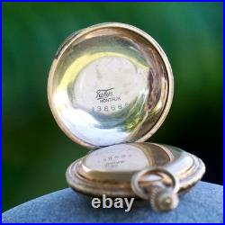 Waltham Pocket Watch c. 1870 Fahys Montauk Gold-Filled Hunter Case Not Workin