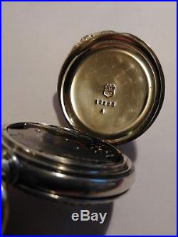 Waltham RARE 1s. Mint fancy dial 9 jewels mint multi-color silver case restored