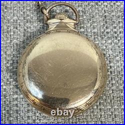 Waltham Railroad Pocket Watch Grade 645 21 Jewel Dual Hour Hands NAWCo 10k case