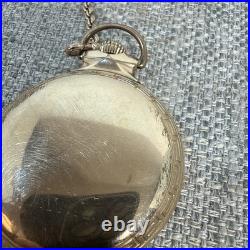 Waltham Railroad Pocket Watch Grade 645 21 Jewel Dual Hour Hands NAWCo 10k case
