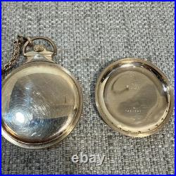 Waltham Railroad Pocket Watch Grade 645 21 Jewel Dual Hour Hands NAWCo 10k case