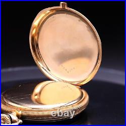 Waltham Riverside Maximus Pocket Watch 23 Jewel, 16 Size 14K Gold Case