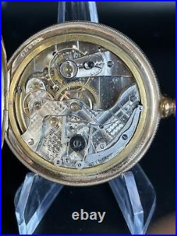 Waltham Riverside Vintage c. 1886/7 14s Pocket Watch 14j Chronograph GF Case
