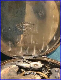 Waltham Seaside Model 1891 7J, 0s, in 25 yr. Hunter Case Pocket Watch Working