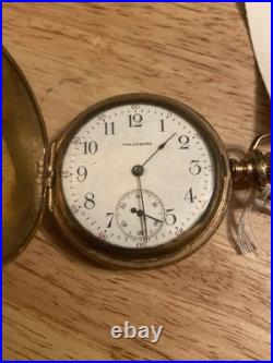 Waltham Seven Jewels 20 Year Pocket Watch Gold Filled Case Vintage