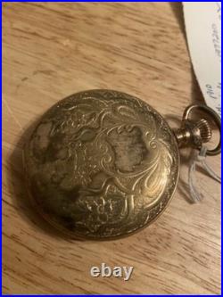 Waltham Seven Jewels 20 Year Pocket Watch Gold Filled Case Vintage