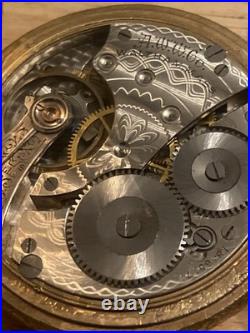 Waltham Seven Jewels 20 Year Pocket Watch Gold Filled Case Vintage