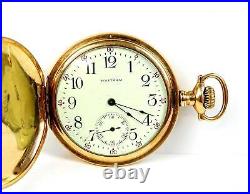 Waltham Size 12 Antique Grade 225 Model 1894 Hunting Case Working Pocket Watch