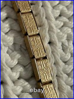 Waltham Traveler 10K Gold Filled Ladies Pocket Watch J Boss Keystone Case Vtg US