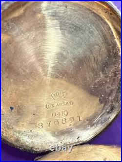 Waltham US ASSAY 14k Solid Gold Roy Case Pocket Watch NON WORKING (2402)