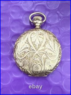 Waltham US ASSAY 14k Solid Gold Roy Case Pocket Watch NON WORKING (2402)