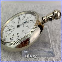 Waltham Vanguard 1892 Pocket Watch Calgary 19J Silverode Case Run Repair Restore