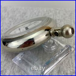 Waltham Vanguard 1892 Pocket Watch Calgary 19J Silverode Case Run Repair Restore