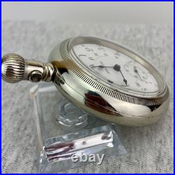 Waltham Vanguard 1892 Pocket Watch Calgary 19J Silverode Case Run Repair Restore