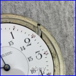 Waltham Vanguard 1892 Pocket Watch Calgary 19J Silverode Case Run Repair Restore