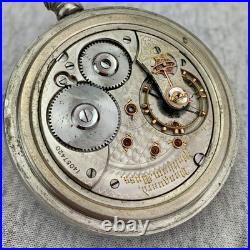 Waltham Vanguard 1892 Pocket Watch Calgary 19J Silverode Case Run Repair Restore