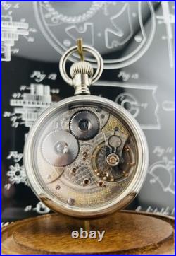 Waltham Vanguard 23J 18s Pocket Watch in a Beautiful Display Back Case
