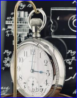 Waltham Vanguard 23J 18s Pocket Watch in a Beautiful Display Back Case