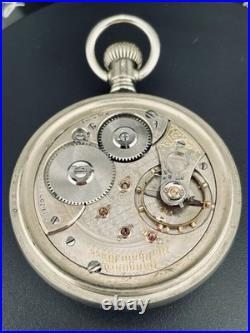 Waltham Vanguard 23J 18s Pocket Watch in a Beautiful Display Back Case