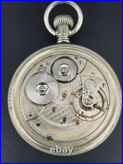 Waltham Vanguard 23J 18s Pocket Watch in a Beautiful Display Back Case