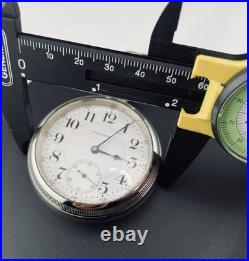 Waltham Vanguard 23J 18s Pocket Watch in a Beautiful Display Back Case