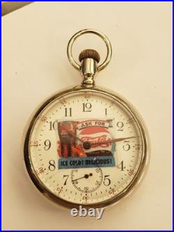 Waltham Wm. Ellery 11j. 18s. Pepsi Dial Oresilver Case