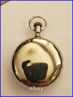 Waltham Wm. Ellery 11j. 18s. Pepsi Dial Oresilver Case