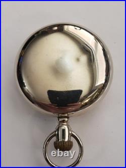 Waltham Wm. Ellery 11j. 18s. Pepsi Dial Oresilver Case