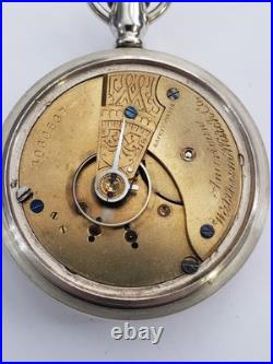 Waltham Wm. Ellery 11j. 18s. Pepsi Dial Oresilver Case